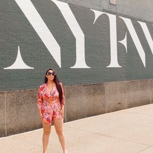 Vintage Inspired Floral Romper